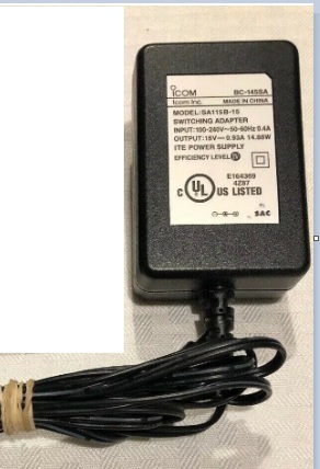 New ICOM SA115B-15 16V 0.93A SWITCHING POWER ADAPTER Charger For Icom Radios IC F14 F24 F3011 F3021 F43 F9011